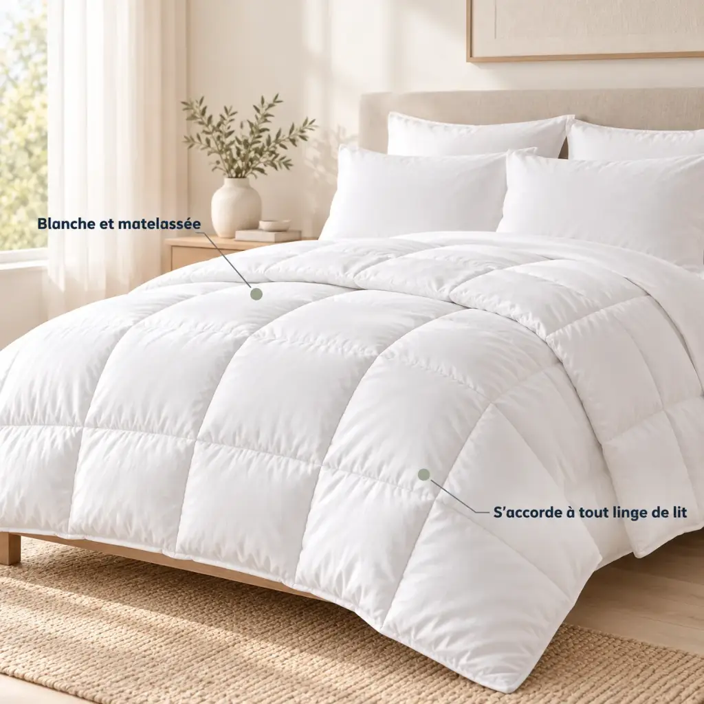 Couette lestée blanche – Une couette blanche comme les autres