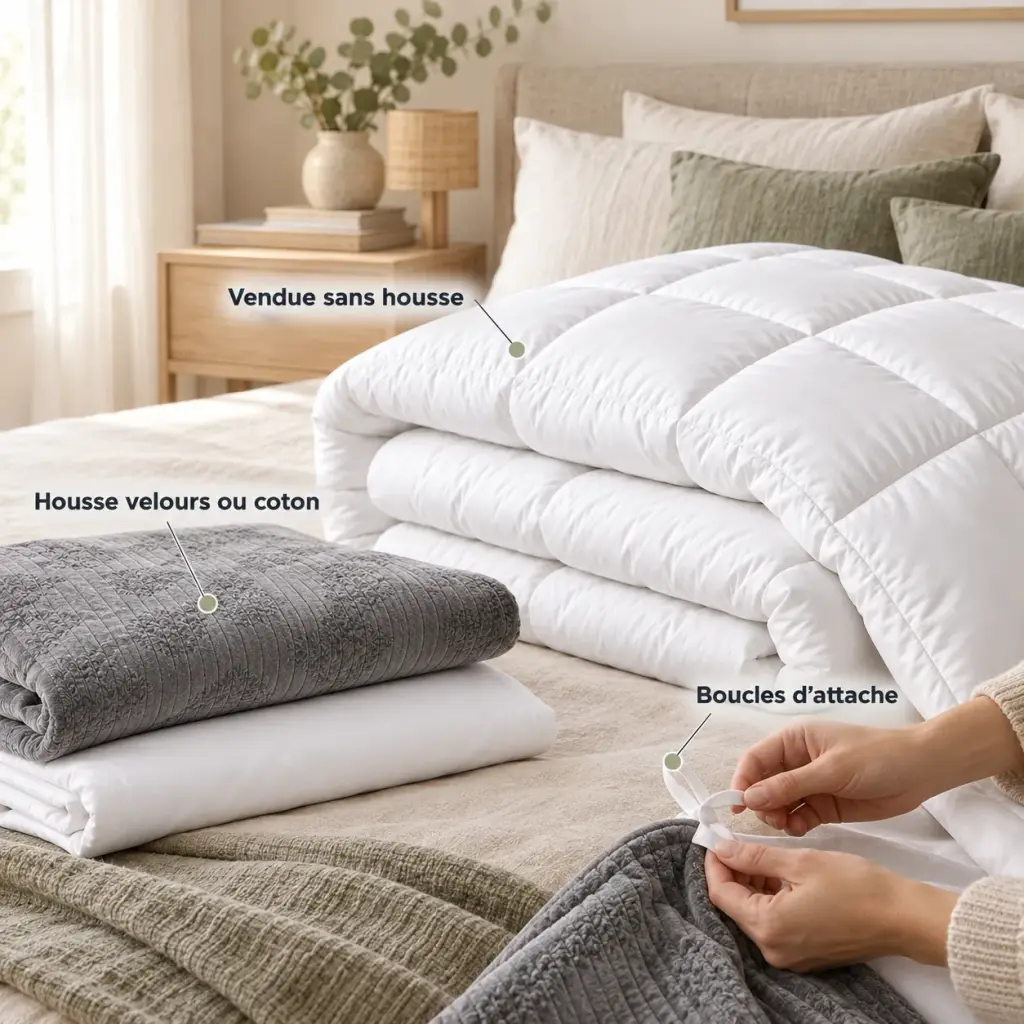 Couette lestée blanche – Habillez-la à votre goût
