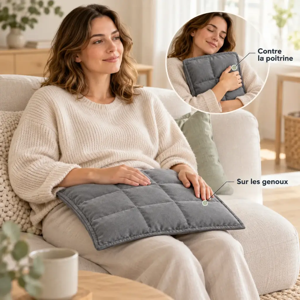 Coussin lesté – Un poids là où vous le voulez