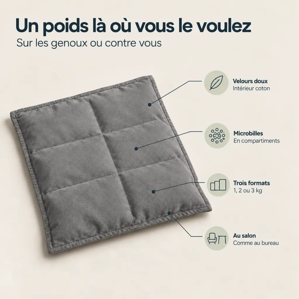 Coussin lesté – les points clés
