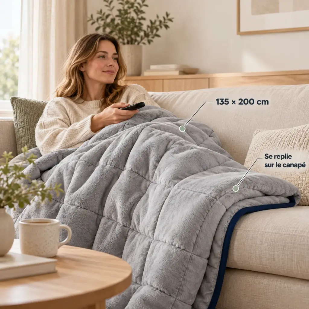 Couverture lestée Douce – Un compagnon pour vos moments de détente