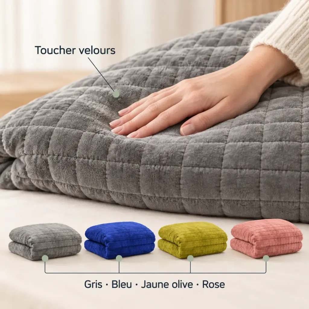 Couverture lestée Hiver – Une douceur que l’on a envie de garder