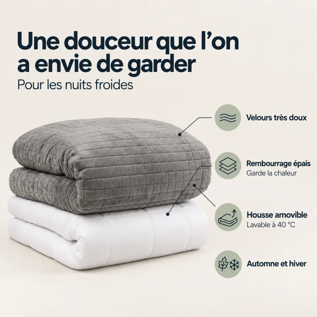 Couverture lestée Hiver – les points clés