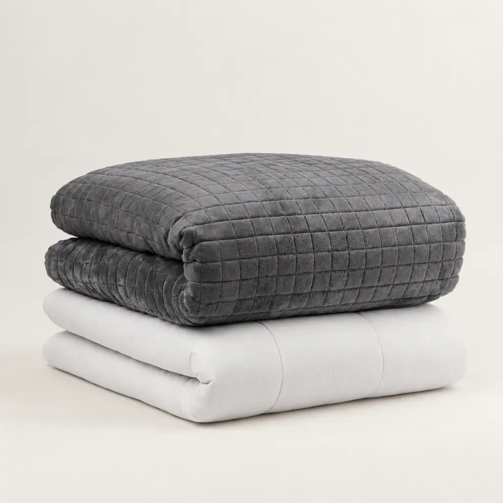 Couverture lestée Premium – vue d’ensemble pliée