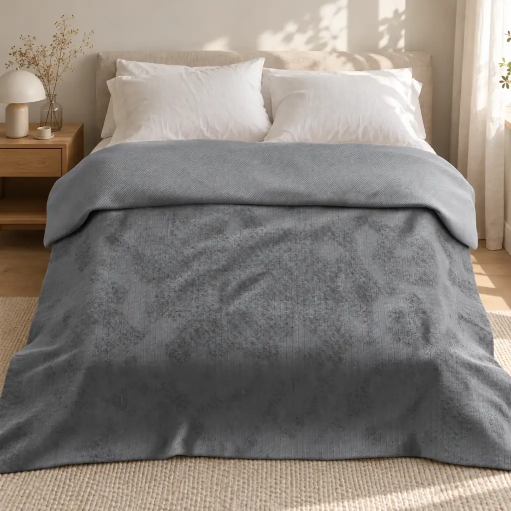 Housse pour couverture lestée – mise en situation