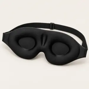 Masque de sommeil occultant à coussinets nasaux – vue produit