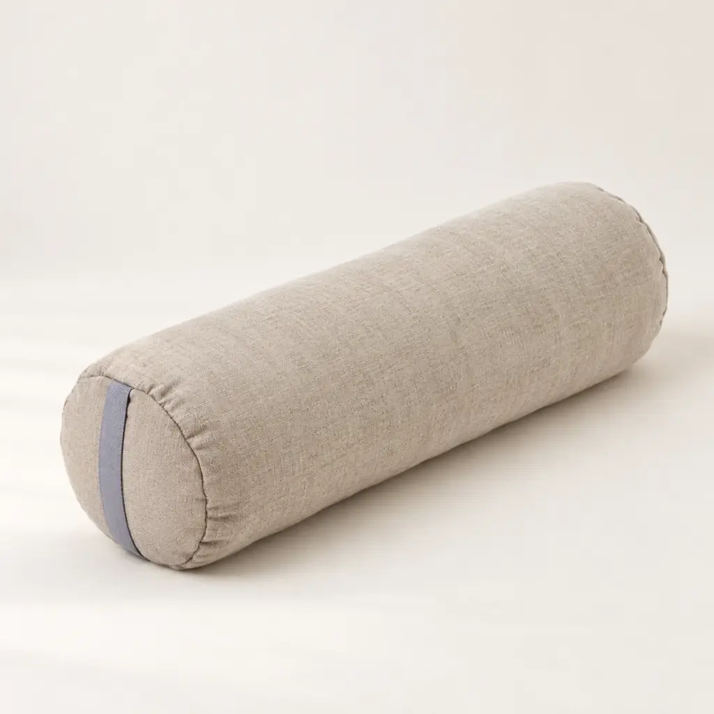 Rouleau de relaxation en lin naturel – vue produit
